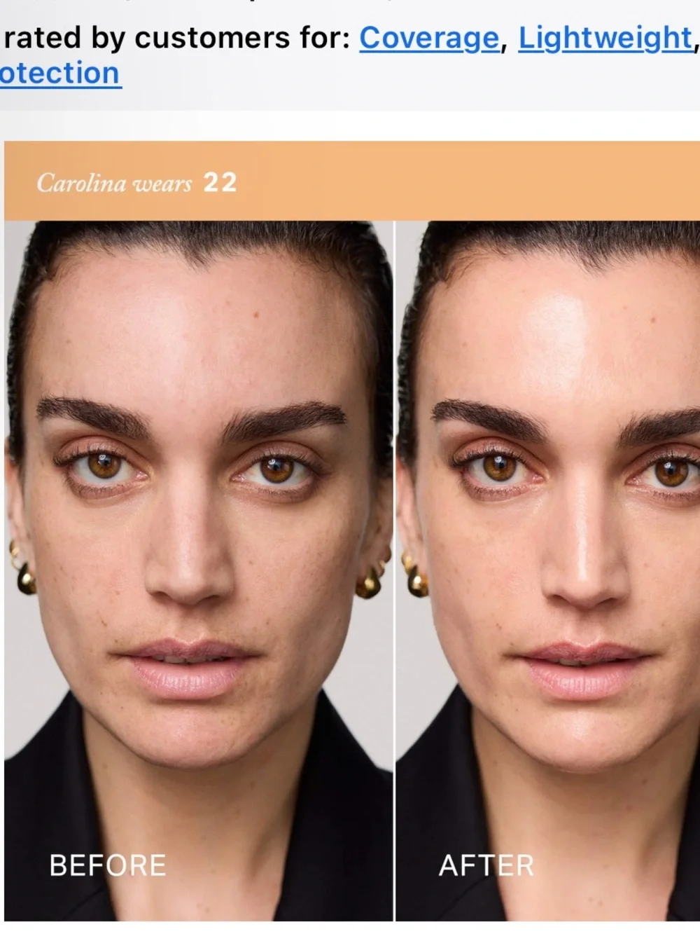 Merit 22 oak light medium neutral The Uniform Tinted Mineral Sunscreen SPF 45
